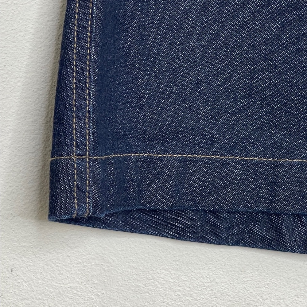 Uniqlo X Ines de la Fressange Midi Skirt Denim Button-Front A-Line Skirt - Picture 3 of 7